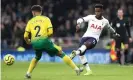  ??  ?? Ryan Sessegnon in action for Tottenham against Norwich in January. Photograph: Naomi Baker/Getty Images