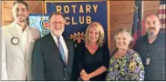  ?? / Contribute­d ?? Polk/Haralson Juvenile court Judge Mark Murphy was oneof many who spoke at the Polk County Rotary Club.