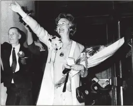  ??  ?? BREAKTHROU­GH: Winnie Ewing’s victory in the 1967 Hamilton by-election