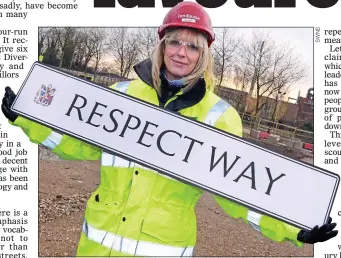  ??  ?? MISGUIDED: One of Labour-run Birmingham Council’s new road names