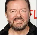  ??  ?? GENIUS: Ricky Gervais