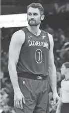  ?? ALONZO ADAMS/USA TODAY SPORTS ?? “We need balance,” says Kevin Love, who is big on keeping a routine.