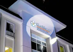  ?? ?? Healthway QualiMed Hospital San Jose del Monte unveils its new sign as part of Healthway Medical Network.