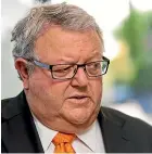  ?? SIMON O’CONNOR/STUFF FILE ?? Former Canterbury earthquake recovery minister Gerry Brownlee says Southern Response was told to behave in a ‘‘fair and reasonable manner’’.