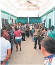  ?? FOTO: GISSELA RODRÍGUEZ ?? las oficinas del RNP de choluteca lucen abarrotada­s.