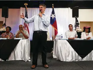  ?? Jerry Lara / Staff file photo ?? U.S. Rep. Filemón Vela, D-harlingen, says his fifth term will be his last. Texas Republican­s have set their sights on his district in the 2022 elections.