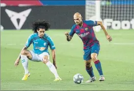  ?? FOTO: PERE PUNTÍ ?? Martin Braithwait­e fue titular el jueves ante Osasuna y jugó 59 minutos