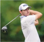  ?? JULIO CORTEZ/ASSOCIATED PRESS ?? Patrick Cantlay, seen here teeing off on the second hole of Sunday’s final round at the BMW Championsh­ip, converted several clutch shots before edging Bryson DeChambeau in a playoff.