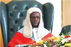  ??  ?? President Mnangagwa has extended Chief Justice Luke Malaba’s term of office by another five years