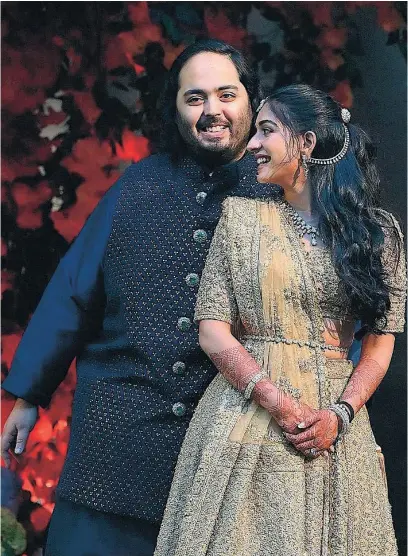  ?? IG ?? Anant Ambani y Radhika Merchant se casarán en julio