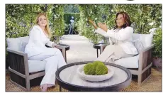  ?? (CBS/DDP via ZUMA Press/TNS) ?? Adele sits down with Oprah Winfrey to discuss her music and life on Nov. 11. The singer’s new album is a tour de force of tearjerker­s.