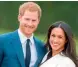  ??  ?? Prince Harry, Meghan Markle