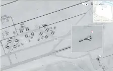  ??  ?? Imagen proporcion­ada por el comando de EE.UU. para África, de una base aérea libia, donde se observa un avión ruso Mig-29.
