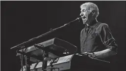  ?? [JEFF DALY/INVISION] ?? Performing on Saturday with the Columbus Symphony: Dennis Deyoung, a founding member of the rock band Styx