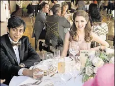  ?? FOX JACE DOWNS/TWENTIETH CENTURY ?? Tony Revolori stars as “Renzo” and Anna Kendrick as “Eloise” in the film “Table 19.”