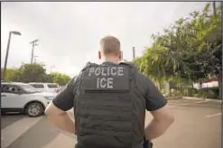  ?? AP ?? Federal suit filed by Bronx Defenders and New York Civil Liberties Union says ICE policy violates the rights of those being detained.