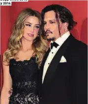  ??  ?? Estuvo casada con el actor Johnny Depp entre 2015 y 2016.