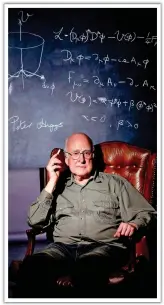  ?? ?? SHY AND RETIRING: Peter Higgs, whose name was given to the breakthrou­gh Higgs boson particle