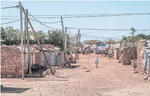  ?? AFP ?? A general view of the Mai Aini Refugee camp, in Ethiopia, last year. The UN said a recent air strike there killed two children.