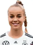  ?? Foto: dpa ?? Giulia Gwinn spielt künftig für den FC Bayern München.