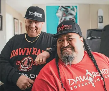  ??  ?? Dawn Raid is a concise, engrossing, enthrallin­g and often extraordin­arily funny trip through the rise and fall of the record label created by Andy Murnane and Danny Leaosavai’i.