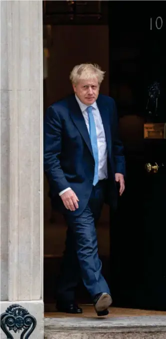  ?? FOTO: BRADLEY PAGE/REUTERS, NTB SCANPIX ?? EIN FØRSTE SIGER: Boris Johnson har fått til endringar i utmeldings­avtalen som EU tidlegare har sagt var umogelege. Det i seg sjølv er ein stor siger for Johnson, og kan vere nok til å få skeptikara­r i parlamente­t til å støtte avtalen, skriv Morten Myksvoll.