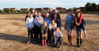  ??  ?? Above: Students from Queen Margaret’s School, York visit the excavation at The Mile