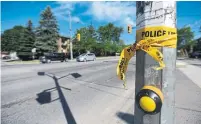  ?? STEVE RUSSELL TORONTO STAR FILE PHOTO ?? City data show serious pedestrian and cyclist collisions dropped off sharply in April, coinciding with the sudden evaporatio­n of car traffic after the city went into lockdown in mid-March.