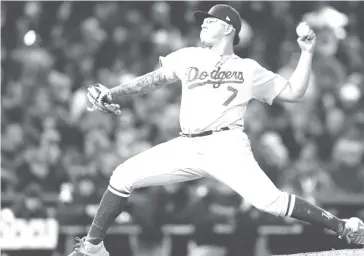  ?? FOTO: MLB ?? Julio Urías podría quedarse muchos años más con los Dodgers.