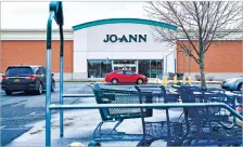  ?? GABBY JONES/NEW YORK TIMES FILE PHOTO ?? A Joann store in Albany, N.Y., in 2020. After a pandemic-era boom in sales, Joann has filed for bankruptcy. The retailer will become a private company owned by a group of its creditors.