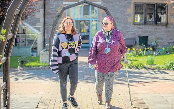  ?? ?? Emma Boyd, left, and Mór Fraser have launched a support group to support LGBTQI young people with autism.