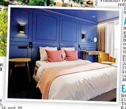  ?? ?? Take the scenic route: Twenty ships now sail on the Douro in Portugal with round trips from Porto. Inset, a luxury cabin