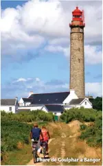  ??  ?? Phare de Goulphar à Bangor