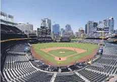  ?? ORLANDO RAMIREZ/ USA TODAY SPORTS ?? Petco Park, along with Angel Stadium and Dodger Stadium, could form a playoff hub for the American or National leagues.