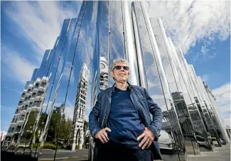  ?? ANDY JACKSON/STUFF ?? Renowned New Plymouth art collector and businessma­n John Matthews says the Govett-Brewster Art Gallery/Len Lye Centre’s visitor numbers are disappoint­ing.