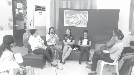  ??  ?? Medellin’s agents of change (from left): SB Member Agnes Yaun, Brgy.Capt. Imelda Noynay, Chief of Police Ma. Teresa Gutierez, and FO1 Oshin Jane Ypil.