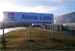  ?? ARKIVFOTO ?? Alcoa Lista er er en hjørnestei­nsbedrift i Lister-regionen.