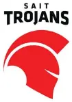  ??  ?? The SAIT Trojans unveiled their new logo to staff and students on Wednesday.
