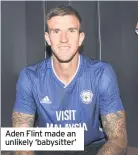  ??  ?? Aden Flint made an unlikely ‘babysitter’