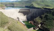  ??  ?? SUITABLE SOURCE: Katse Dam in the Lesotho Highlands, from where Rand Water gets its supply. Our government needs a pipeline from the outlet of the Lesotho Highlands via the Eastern to the Western Cape, says the writer.