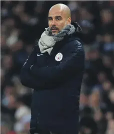  ?? Reuters ?? Pep Guardiola is satisfied with his squad and, with no major injury worries, he does not see the need for more players