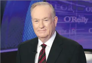  ?? RICHARD DREW/THE ASSOCIATED PRESS ?? Fox News has settled multiple complaints against Bill O’Reilly.