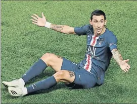  ?? FOTO: AP ?? Di María, sospechoso de haberse contagiado de coronaviru­s