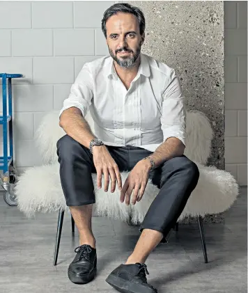  ??  ?? José Neves, the Farfetch chief executive, says the next logical stage for the company is a stock listing, expected to be in New York