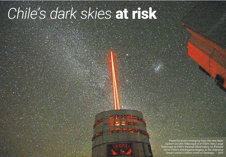 Chile’s dark skies at risk - PressReader