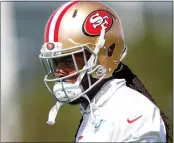  ?? RANDY VAZQUEZ — BAY AREA NEWS GROUP, FILE ?? Former 49ers cornerback Richard Sherman, above during a 2020 practice at Levi's Stadium in Santa Clara, was arrested early Saturday on suspicion of driving under the influence, according to the Washington State Patrol.