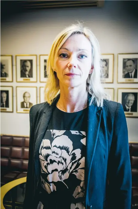  ?? FOTO: MAGNUS HJALMARSON NEIDEMAN/TT ?? Het kandidat. Karolina Ekholm tar över som Riksbanksc­hef, enligt en Tt-enkät med bland annat chefsekono­mer och nationalek­onomer.