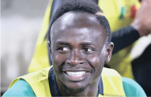  ??  ?? Sadio Mane was one of the stars for Senegal as the Taranga Lions defeated South Africa 2-0 at Peter Mokaba Stadium in Polokwane last night to deny Bafana Bafana a place at the 2018 World Cup in Russia.