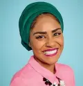  ??  ?? Nadiya Hussain Cuoca, autrice e conduttric­e televisiva britannica, 35 anni