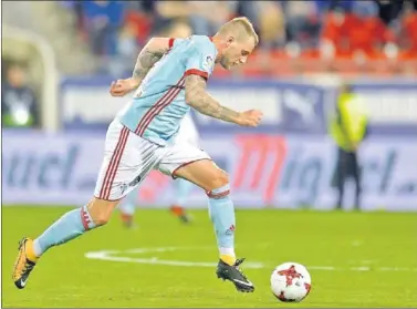  ??  ?? FRUSTRADO. John Guidetti sólo ha sido titular esta temporada en el partido de Copa contra el Eibar.